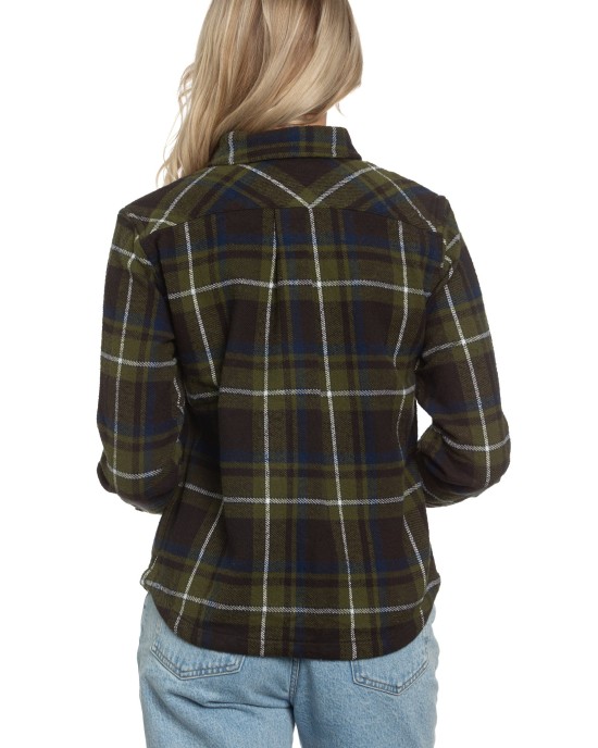 Reversible Flannel Shirt in Forest