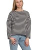 French Stripe Boatneck in Taupe