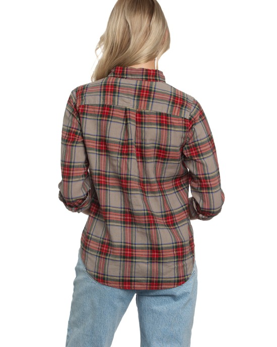 Naomi Shirt in Yellowstone Plaid