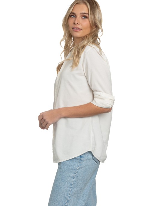 Summerland Cord Shirt in White