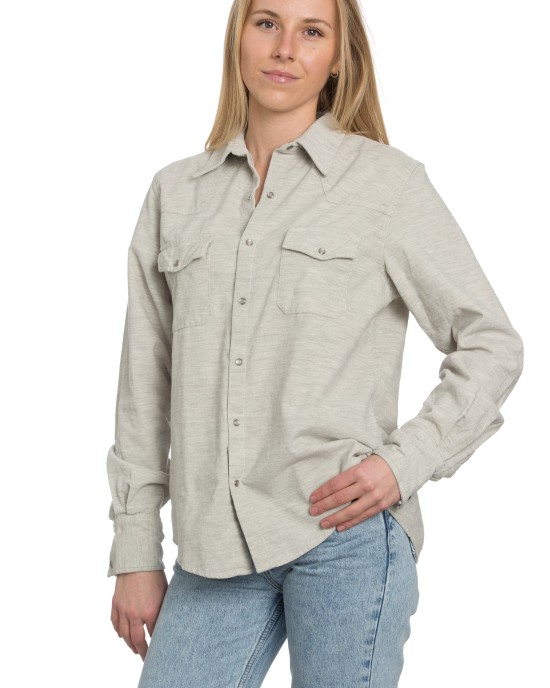 Western Shirt Gray Cord