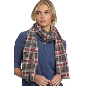 The Alex Lehr Scarf in Spice Plaid Flannel