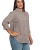 Naomi Shirt Grey Dawn Gauze