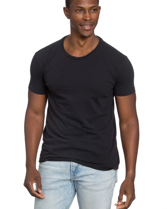 Raw Edge Tee Dark Navy