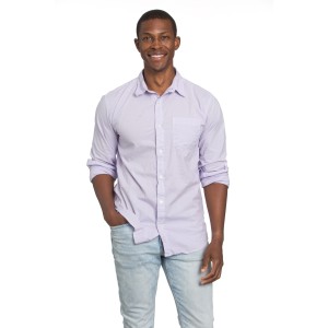 Men's Poplin Lavender Shirt