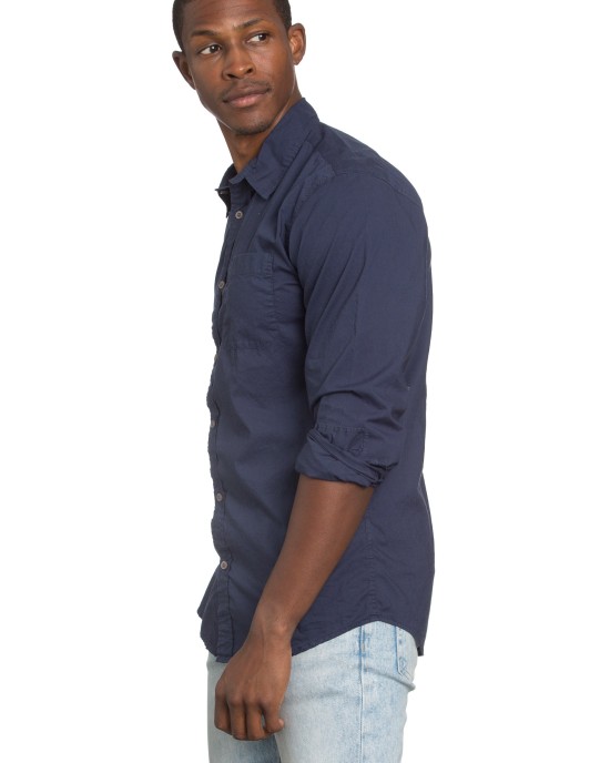 Men's Poplin Navy Shirt