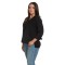 Hampton Pullover in Black Gauze