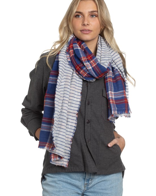 The Alex Lehr Scarf in Laguna Plaid Flannel