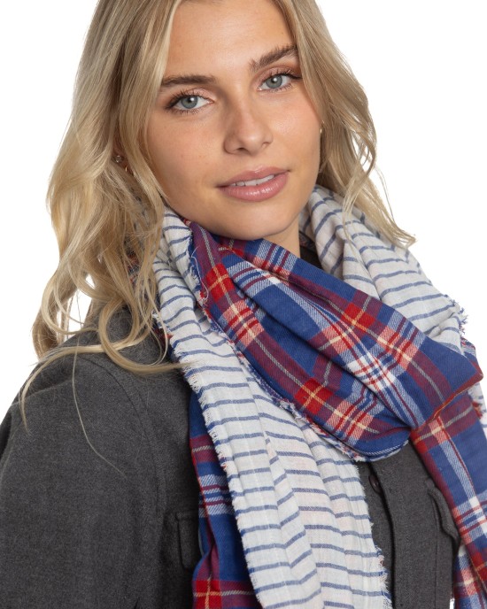 The Alex Lehr Scarf in Laguna Plaid Flannel