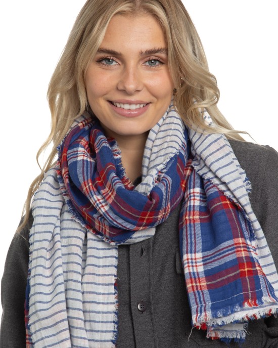 The Alex Lehr Scarf in Laguna Plaid Flannel