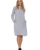 Monet Dress in Light Grey Voile