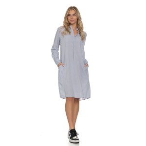 Monet Dress in Light Grey Voile