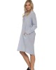 Monet Dress in Light Grey Voile