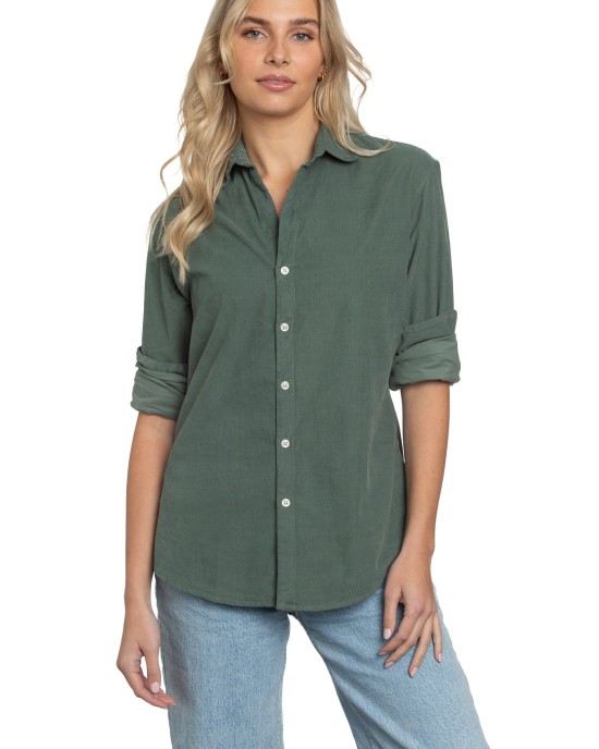 Summerland Moss Cord Shirt